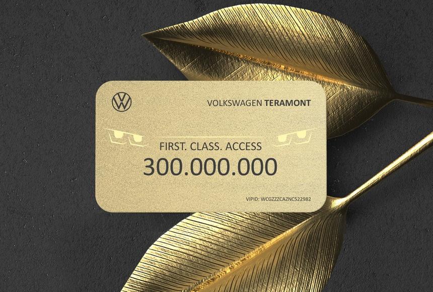 Đặc quyền sở hữu thẻ V.I.P cho Volkswagen Teramont